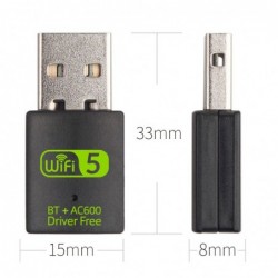 RedUSB wifi dongle adapter for computer - wireless - receiver 600mbps