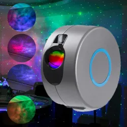 Iluminación de escenarios y eventosProyector láser LED - luz de escenario - con control remoto - cielo estrellado / galaxia /...