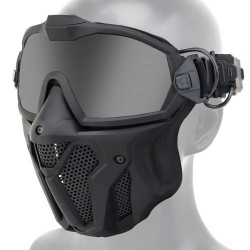 MilitarFace mask - full protective  -anti-fog system - motorcross - paintball hunting - all purpose
