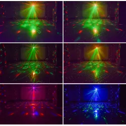 Iluminación de escenarios y eventosCrystal disco magic ball -  60 patterns - laser projector