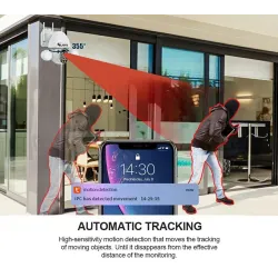 Seguridad de casaAutomatic surveillance llighting camera - humanoid trigger - Wifi - auto tracking