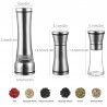 MolinosFypo Stainless Steel Manual Salt and Pepper Shakers Herb parsley mill grinder pepper Mill with Adjustable Ceramic Grinder