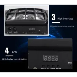 Iluminación de escenarios y eventosBeam - light - portable - mini led -