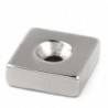 N35 - neodymium magnet - square - with 7mm hole - 30 * 30 * 10mmN35