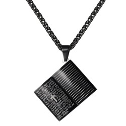 CollaresHoly Bible necklace - stainless steel
