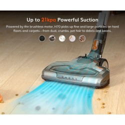 Robot aspiradorEASINE H70 vacuum cleaner - strong suction power - removable battery - light