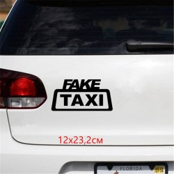 PegatinasFake Taxi - car vinyl sticker