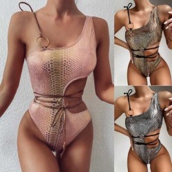 Baño y ropaSnake skin - bikini / bathing suit - with ring strap