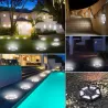 Iluminación solarHexagon shaped - solar lights panel - driveway / lawn / outdoor