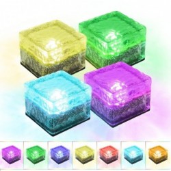 Iluminación solarLuz solar para jardín / entrada - ladrillo / piedra de vidrio - LED