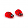 Wooden ladybugs stickers 100 piecesWall stickers