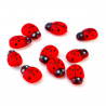 Wooden ladybugs stickers 100 piecesWall stickers