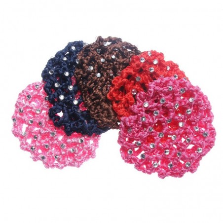 Pinzas de cabelloFashionable crochet hair cover - women - ballet / skating / hair styling