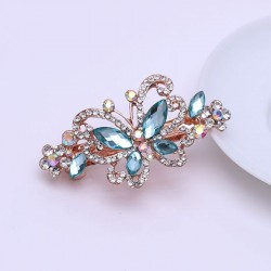 Pinzas de cabelloCrystal butterfly - hair clip / hair claw - with rhinestone decorations