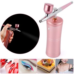 EquiposMini compresor de aire - pistola rociadora - aerógrafo - kit para nail art / maquillaje / decoración de pasteles