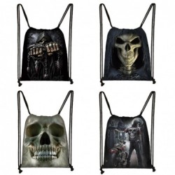 BolsosGrim reaper / skull design - string bag - unisex