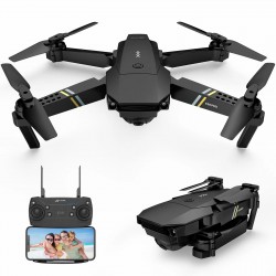 DronesFLYHAL E58 PRO - WIFI - FPV - 1080P HD Camera - Foldable - RC Drone Quadcopter - RTF