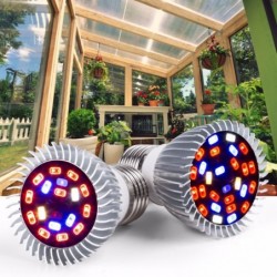 LED plant grow light - phyto lamp - full spectrum - E27 / E14 / 18W / 28W - UV / IR