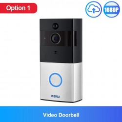 Seguridad de casaKERUI - 720P doorbell camera - 2MP - wireless - home security