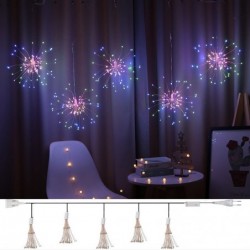 NavidadGuirnalda navideña - cadena de luces decorativas - luces de fuegos artificiales - 3M - 500 LED