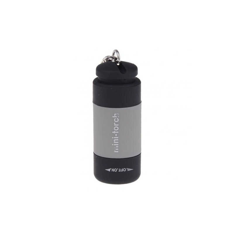LinternasMini torch flashlight - LED - USB - rechargeable - waterproof - with keychain