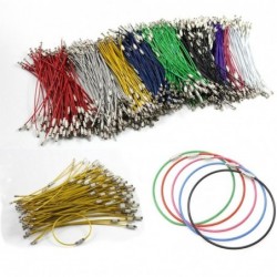 Stainless steel wire keyring - round rope - screwable connectorKeyrings