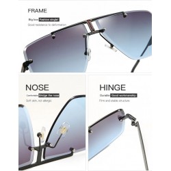 Gafas de solVintage square sunglasses for men - rimless