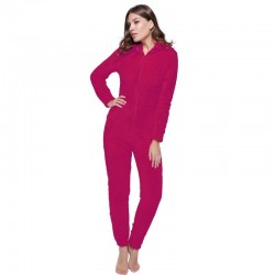 LenceríaWinter Warm Pyjamas Women Onesies Fluffy Fleece Jumpsuits Sleepwear Overall Plus Size Hood Sets Pajamas Onesie For Wo...