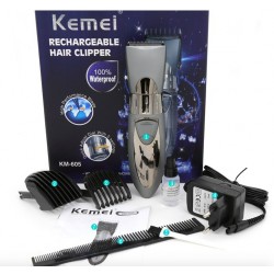 Kemei KM-605 - electric hair trimmer - shaver - waterproofTrimmers