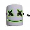 PartyLuminous helmet mask - full face prop - halloween party - entertainment - breathable - led lighting