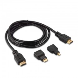 CablesHDMI a Mini - Juego de cables micro HDMI 1.5m