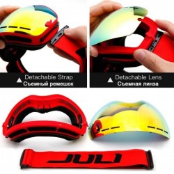 GafasSki goggles - interchangeable lens - double layer - anti-fog - snowboard sunglasses - UV 400