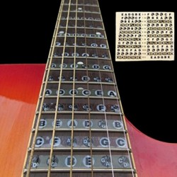 GuitarrasAcoustic Electric Guitar Fretboard Fingerboard Note Sticker Map Frets Guitarra