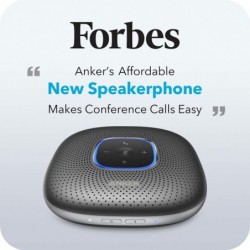 Altavoz BluetoothAnker PowerConf Bluetooth Speakerphone conference speaker with 6 Microphones, Enhanced Voice Pickup, 24H Cal...