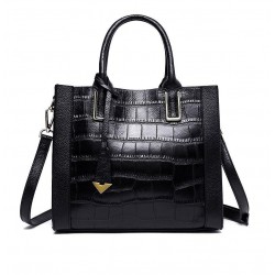 Bolsos de manoStone Pattern Genuine Leather Women Shoulder Bag 2020 Female Leather Totes Bag Luxury Women Leather Handbag Bra...