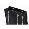Bolsos de manoRetro Chains Rivet Large Capacity Tote Designer Bead Women Shoulder Bags Luxury PU Leather Messenger Bag Lady B...