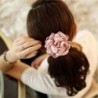 Pinzas de cabelloElegant elastic hair band - with big rose