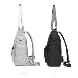 Bolsos de manoBolso elegante - mochila para portátil - con puerto de carga USB - resistente al agua
