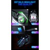 MouseProfessional optical gaming mouse - 6 buttons - wired - 3200DPI - LED - silent