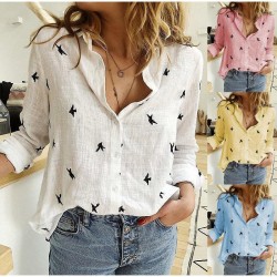 Blusas y camisasClassic long sleeve blouse - loose printed shirt