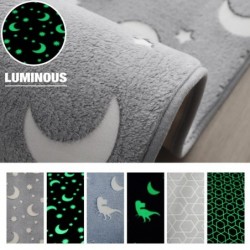 AlfombrasThick luminous carpet - plush fluffy mat