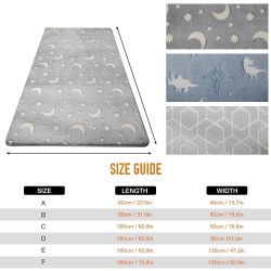 AlfombrasThick luminous carpet - plush fluffy mat