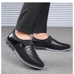 Elegant classic men's shoes - slip onShoes