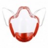 Mascarillas bucalesTransparent protective face mask - plastic shield - with filter