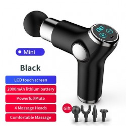 Mini massager gun - vibrator - muscle relaxation - pain relief - LCD displayMassage