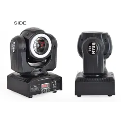 Iluminación de escenarios y eventosMini LED beam - laser light - moving head - DJ / stage light - 60W - RGBW - DMX