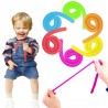 Hilandero inquietoRubber noodle - elastic rope - anti-stress toy - fidget - 6 pieces