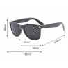 Anti-myopia - pinhole glasses - sunglasses - natural vision healing - UV 400Sunglasses