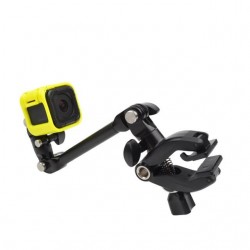 SoportesClamp clip mount - selfie stick - flex jaw - for GoPro Hero 8 9 10 Xiaomi YI 4K SJ4000 SJ5000 SJ6000