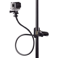 SoportesClamp clip mount - selfie stick - adjustable - flexible extension - for GoPro Hero 9/8/7/6/5/4/2/Session DJI OSMO Act...